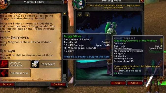 World of Warcraft Quest Rewards
