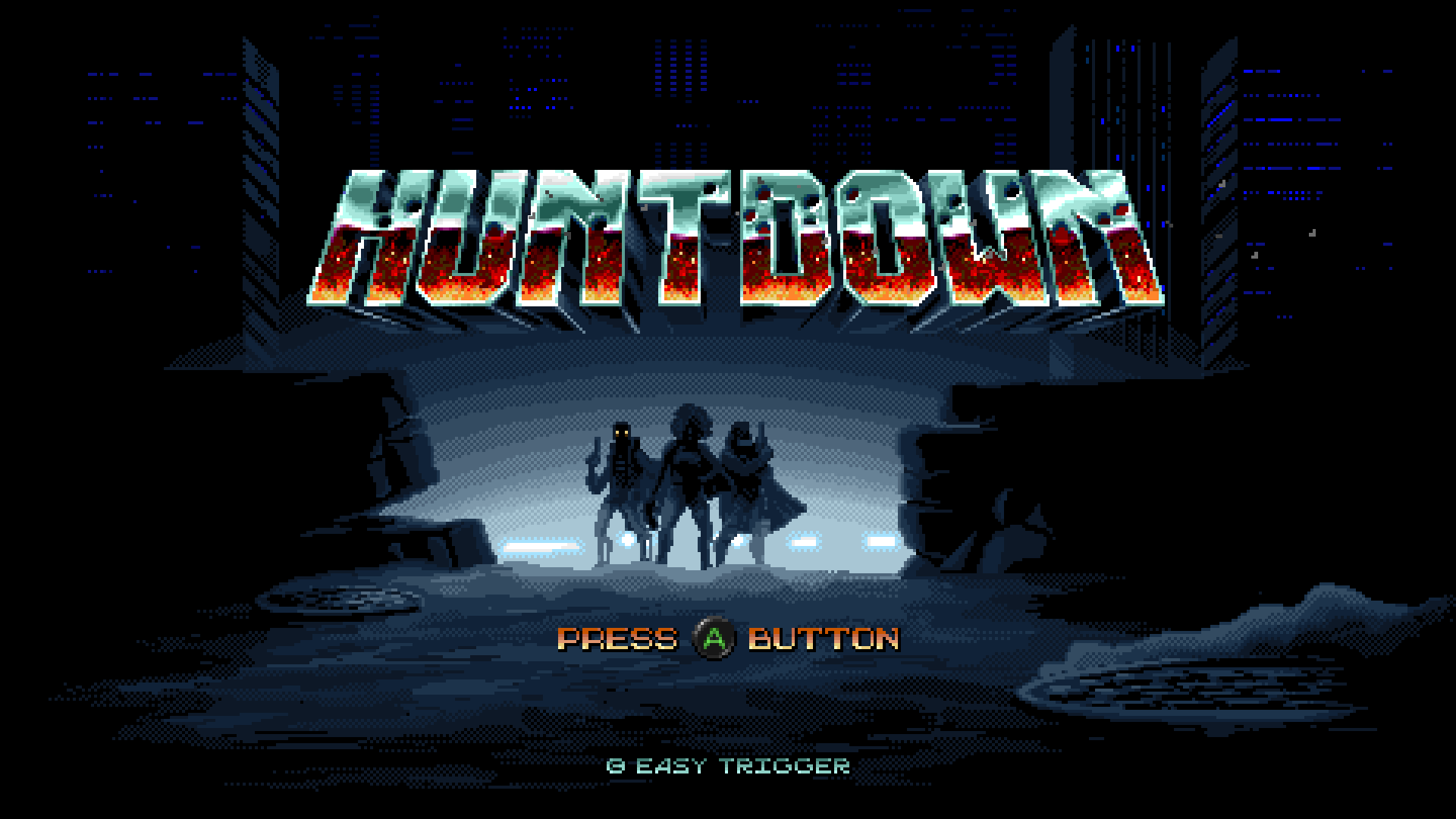 HUNTDOWN title screen