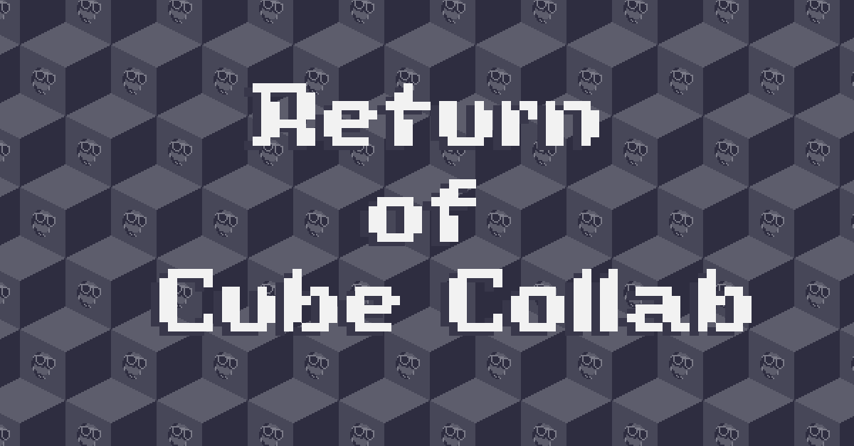 Return of Cube Collab Graphic