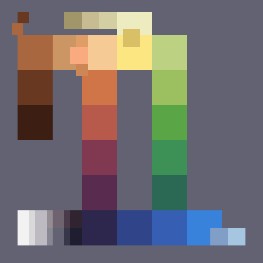 Pixel Art Color Palette for Survive The Day
