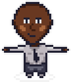 moving just the arms making it look like liquid