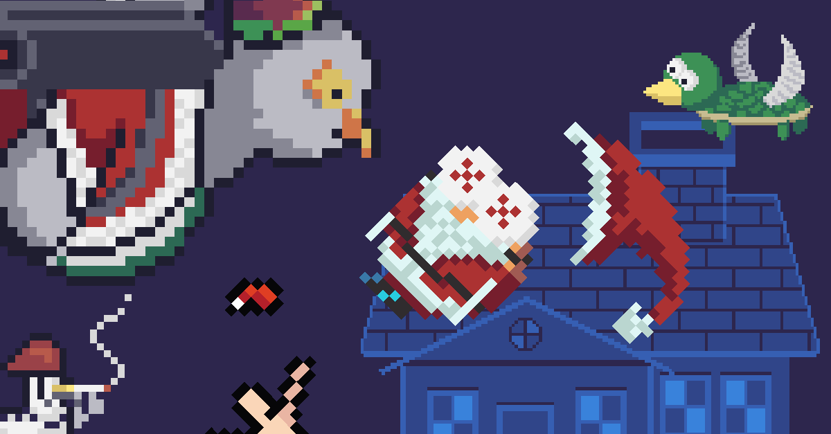 lou bagel santa clause killed by the pigeon who stole christmas