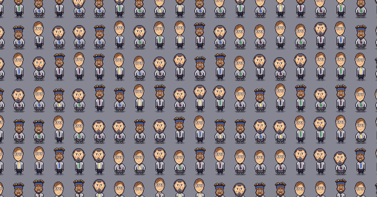 Dynamically Created Pixel Art Characters
