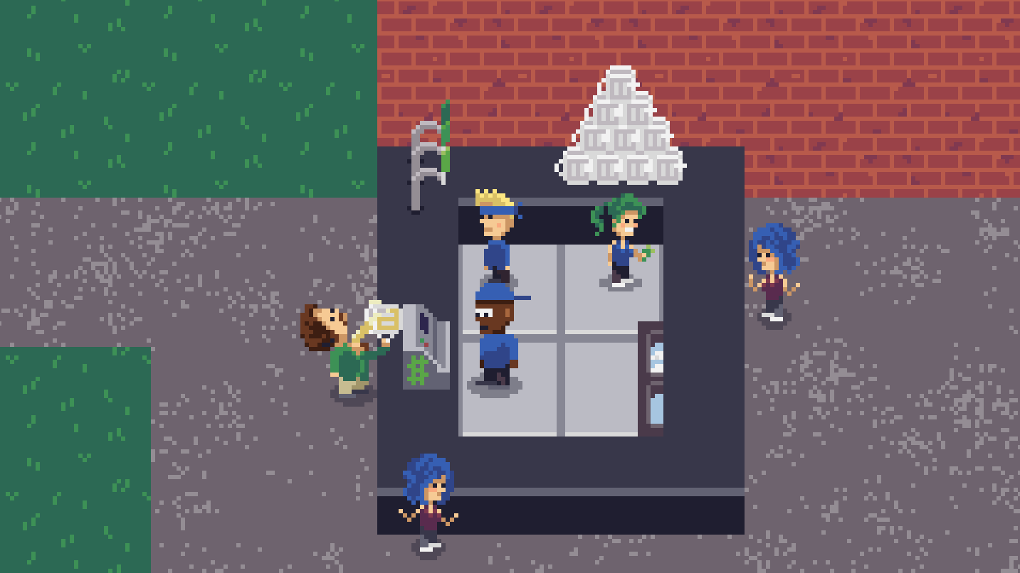 pixel art busy bar