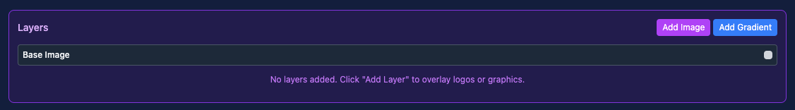 add a layer or gradient