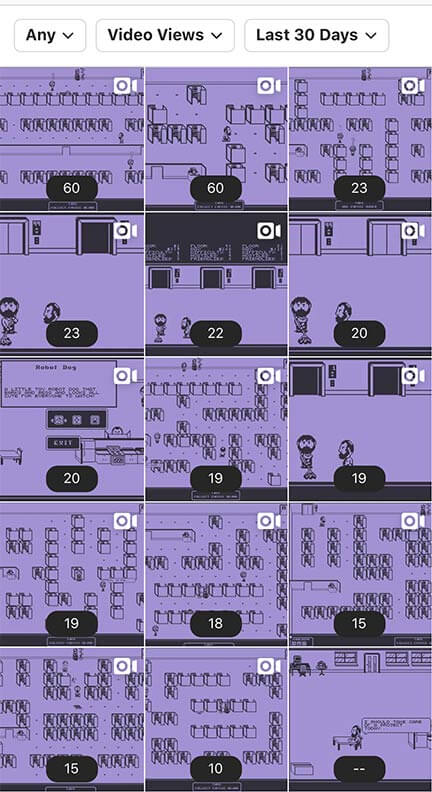 Instagram Analytics of Video Views